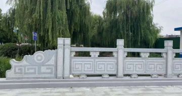 淮安 芝麻灰桥栏杆、河道栏杆安装效果