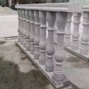 淮安 芝麻白圆形光面花瓶柱，栏杆
