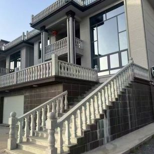 淮安 芝麻白别墅阳台栏杆，楼梯栏杆