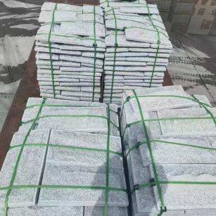 淮安 芝麻白蘑菇石装车出货