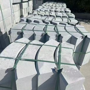 淮安 芝麻灰弧形路沿石