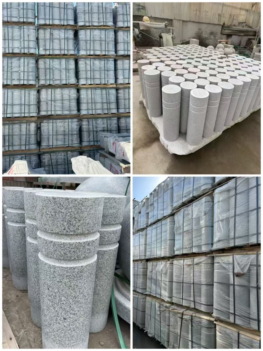 淮安 芝麻白花岗岩挡车柱、隔离柱多少钱