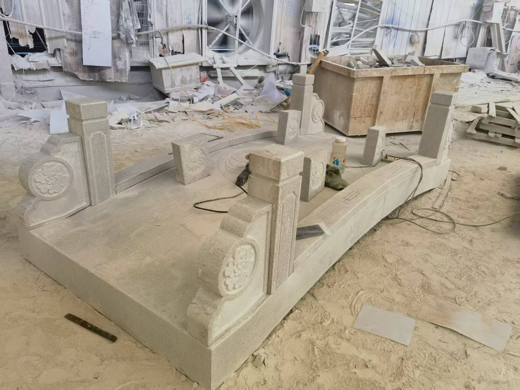 淮安 芝麻灰火烧面石桥-拼装