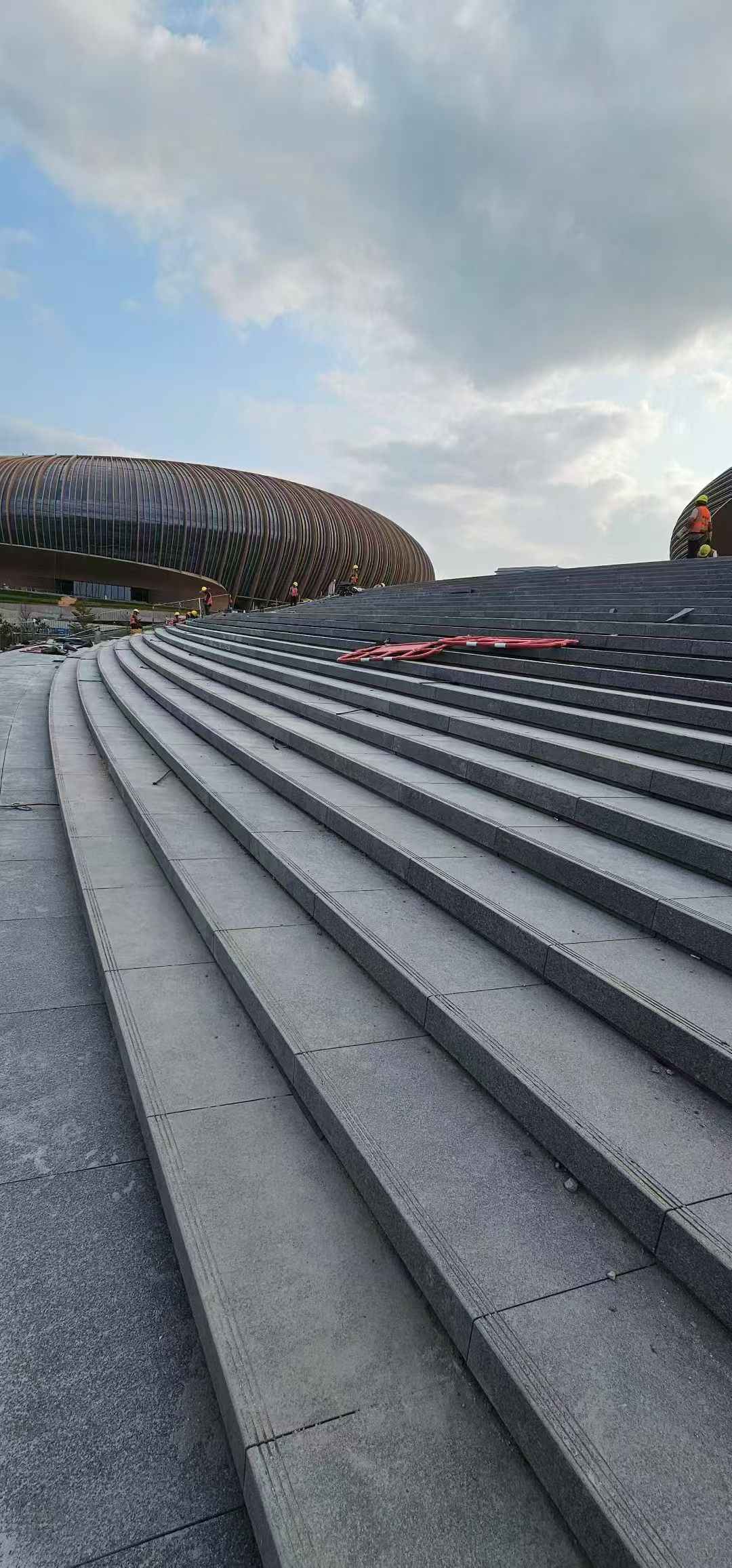淮安 弧形整石台阶铺装效果图