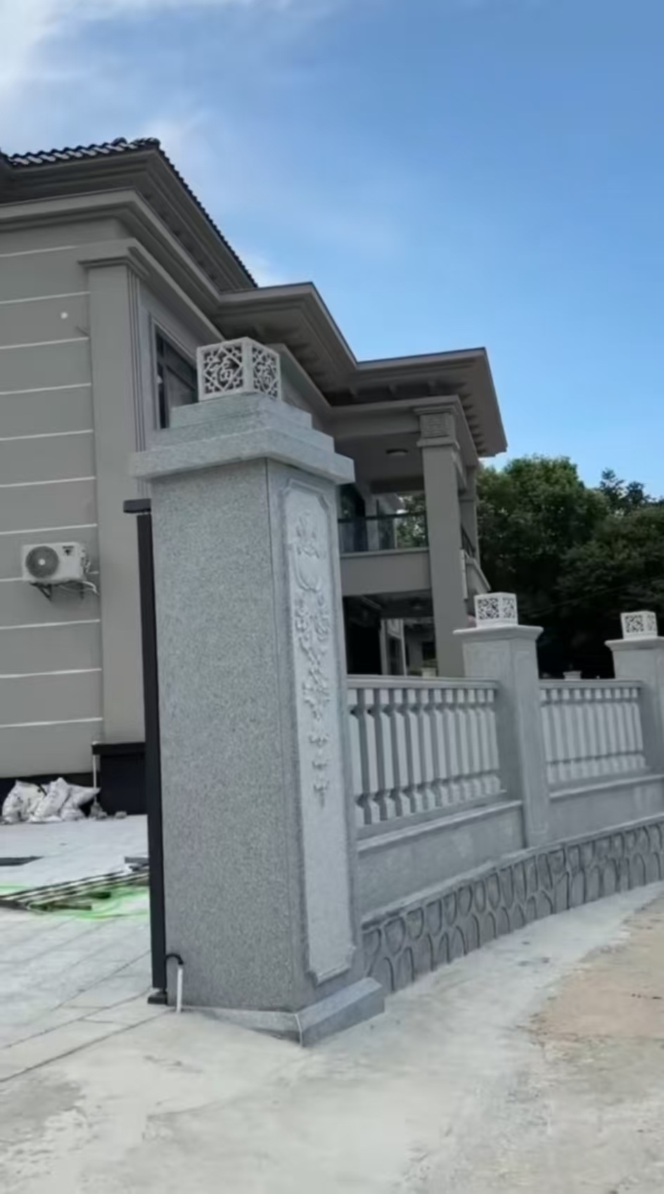 淮安 芝麻白别墅围墙栏杆，私人订制