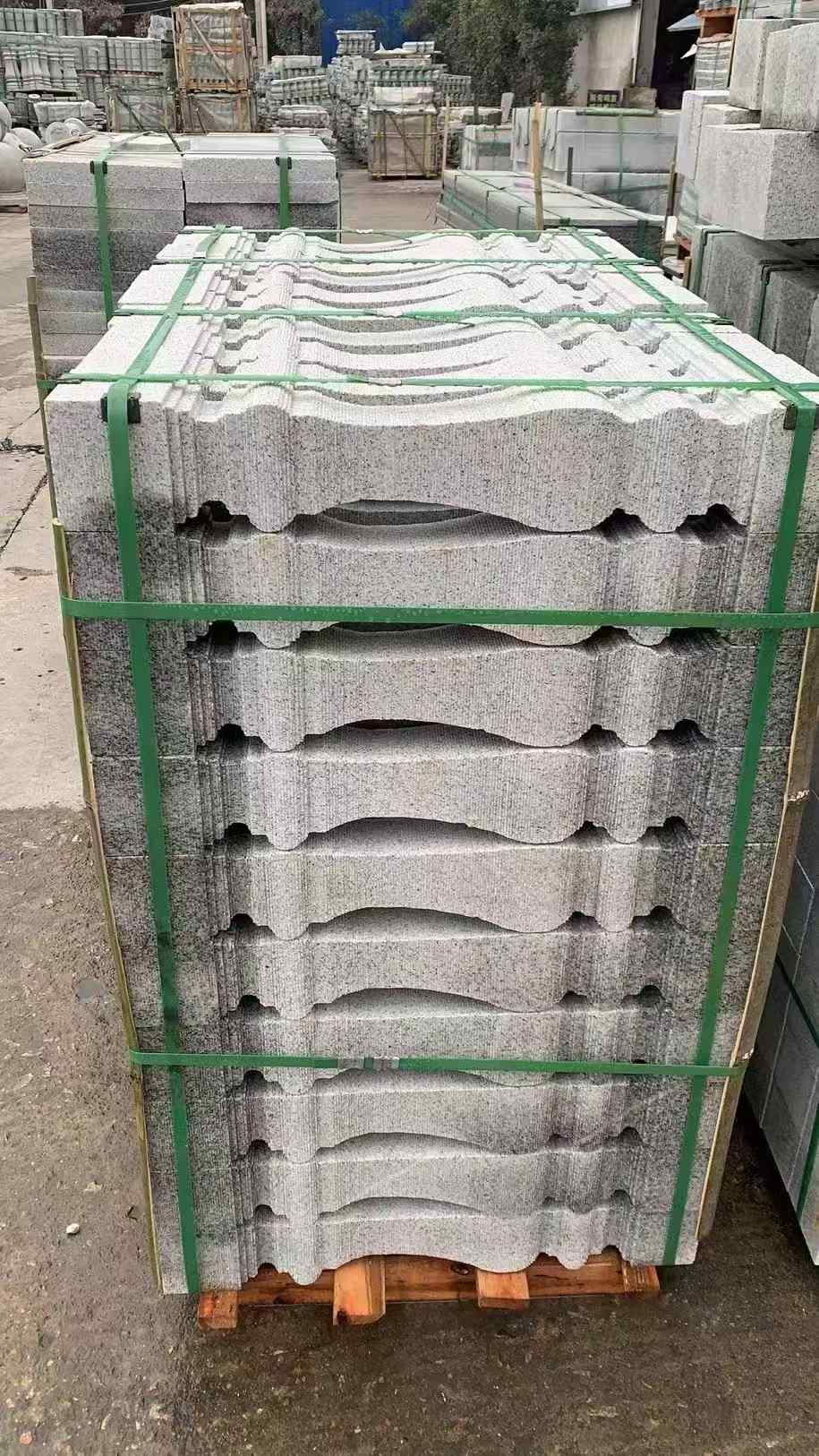 淮安 芝麻白方形拉丝面，栏杆花瓶柱